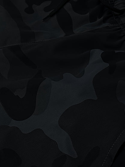 Women's Camo Cargo Pants – Lightweight Breathable Hiking Outdoor Casual Long Pants Multi-Pocket Elastic Waist XS-XXL Camouflage
