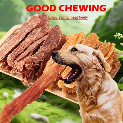 Chicken & Duck Jerky Pet Treats 105g – Grain-Free High Protein Healthy Snacks for Dogs & Cats, Chicken Breast Slices + Duck Jerky Combo, Dental Chews & Training Rewards for Puppies Kittens Adults