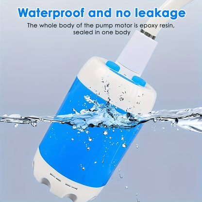 Portable Rechargeable Electric Camping Shower Pump Outdoor Shower for Hiking Climbing Beach Camping Car Motorcycle Wash Pet Bathing Garden Crop Watering Compact Travel Pump