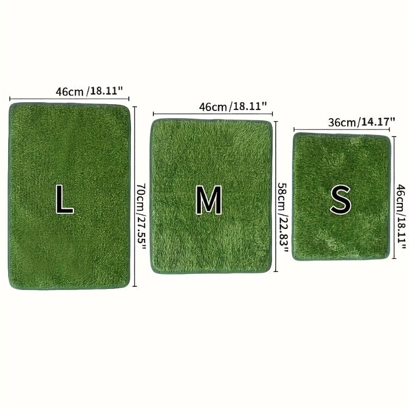 Artificial Grass Dog Pee Pad Washable Reusable Odor Control Indoor Puppy Potty Training Mat 18.11" x 27.56" – Dog Urine Grass Pad