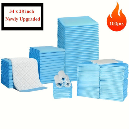 XXXL Thickened Dog Pee Pads – Super Absorbent 6-Layer Leakproof Odor-Reducing Puppy Training Pads for Large Dogs, Tear-Resistant Weighted Design for Bedroom & Dog Bed Use