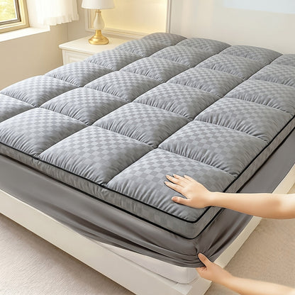 Quilted Pillow Top Mattress Topper 1000GSM Cooling - Fitted Mattress Cover Deep Pocket 8-21", Soft Mattress Protector for Twin Full Queen King Cal King