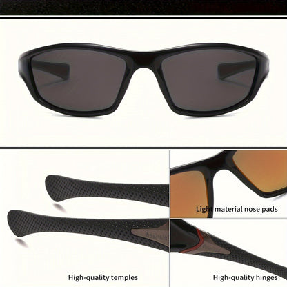 4 Pairs Sports Sunglasses UV400 for Men & Women – Ultralight PC Frame Full Lens Protection for Cycling, Running, Rock Climbing, Fishing & Outdoor Travel, Bulk Value Pack