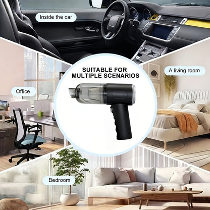 9000PA Cordless Car Vacuum Cleaner – Rechargeable Portable Handheld Vacuum for Car Interior, Pet Hair & Crumbs, Ultra-Lightweight for Home & Auto Daily Use