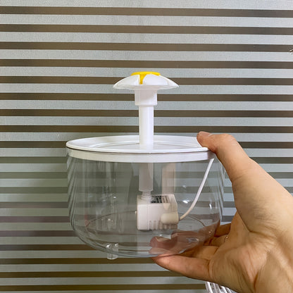 Pet Water Fountain 50oz Quiet USB-Powered BPA-Free - Automatic Drinking Fountain for Cats and Small Animals, Easy to Clean, No Battery Required, Continuous Fresh Filtered Water Dispenser
