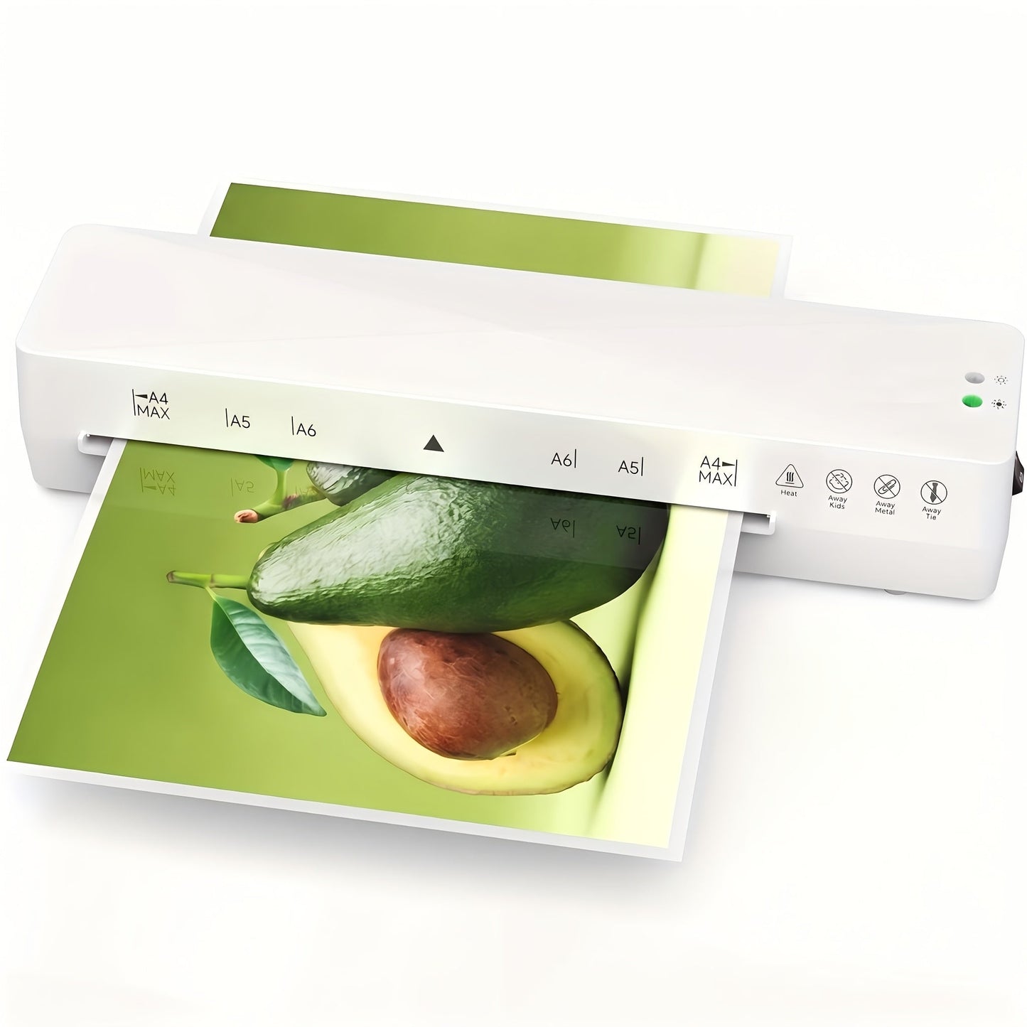 A4 Thermal Laminator Machine 9 Inch Wide - 4 in 1 Hot & Cold Laminating with 10 Pouches Included, Fast Warm-Up, Bubble-Free for Office, School, Home & Business Use