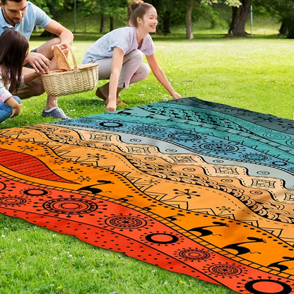 Sandproof Beach Blanket Oversized Up to 108x120 Inches – Quick Dry Lightweight Sand Free Mat for Beach Camping Picnic Travel, 8 Styles, Fits 2-10 Adults
