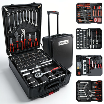 52-Piece Professional Tool Set for Home & Car Repair – Portable Toolbox Kit for DIY Enthusiasts, Mechanics & Professionals, Perfect Gift Idea