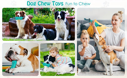 Crocodile Dog Chew Toy for Aggressive Chewers – Indestructible Milk Flavor Rubber Chew Toy with Dental Ridges for Large Medium Dogs 20-100 lbs, Tough Boredom Relief & Teeth Cleaning