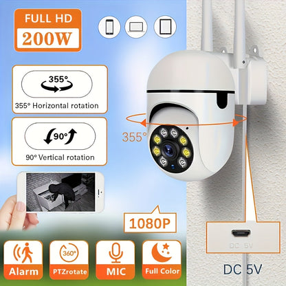 4-Pack WiFi Dome Security Camera 1080P HD – AI Motion Tracking 360° PTZ Two-Way Audio PIR Night Vision App Control, Indoor Outdoor Home Security Camera System WiFi 2.4G/5G