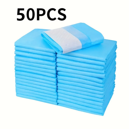 Super Absorbent Pet Pee Pads 23.62" x 23.62" – Bulk 50 to 400 Count Leak-Proof Disposable Training Pads for Dogs, Puppies, Cats & Rabbits, Odor Control, Great Value Pack