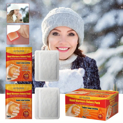 Hand Warmers 20 Pack Odorless 10-Hour Lasting Heat – Disposable Breathable Warmers Safe for Babies Winter Outdoor Travel Camping Skiing Bedtime