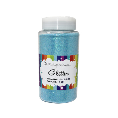 1lb Craft Glitter Powder in 19 Colors – Fine, Ultra Fine & Chunky Glitter with Shaker Top for Tumblers, Resin, Scrapbooking & DIY Crafts, Bulk Glitter for Kids & Adults