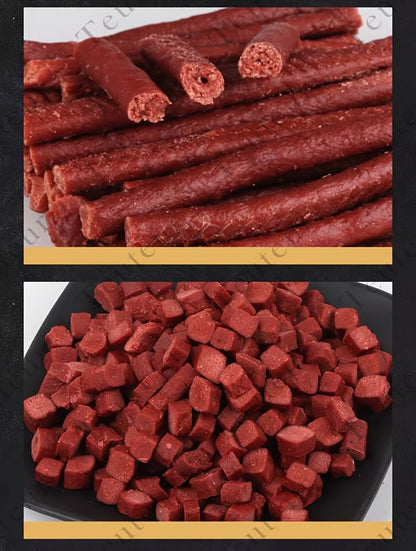 Premium Natural Beef Sticks Dog Treats – High Protein Grain-Free Beef Jerky & Molar Chews for Puppies, Adult Small Medium Large Dogs, Long-Lasting Training Rewards for All Breeds