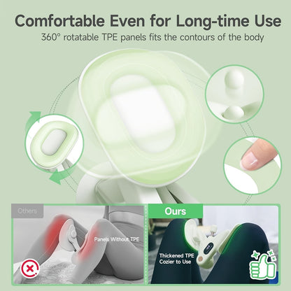 Pelvic Floor Trainer & Smart Hip Thigh Exerciser with Rep Counter – Adjustable Resistance Inner Thigh Toner, Glute Strengthener & Kegel Exercise Machine for Women Home Gym Workout