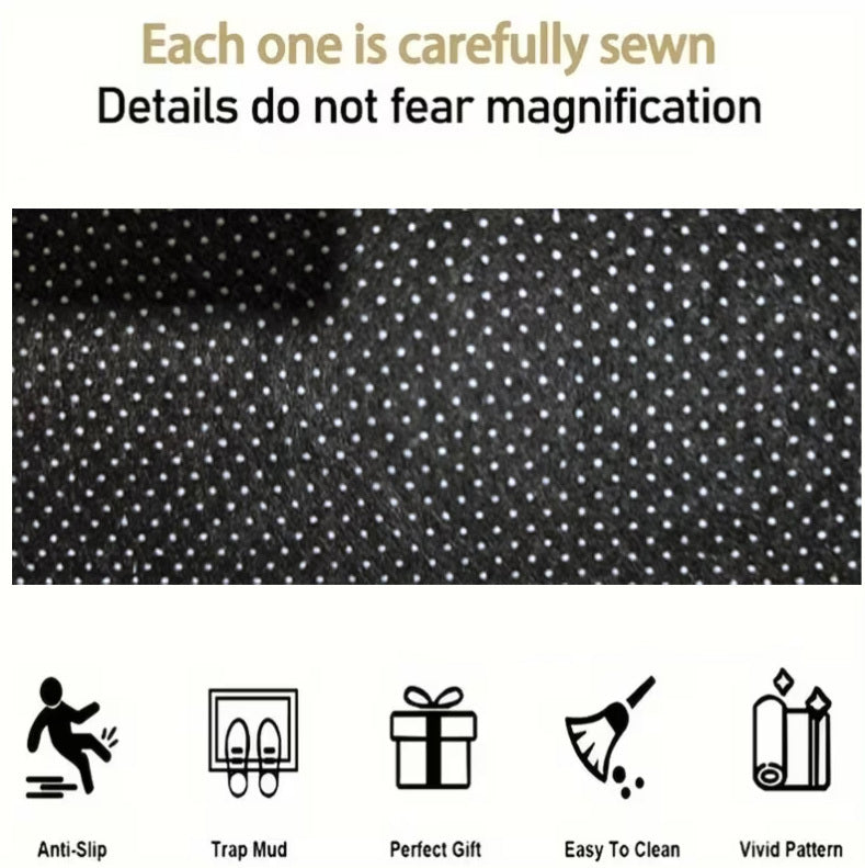 Car Trunk Mat Cargo Liner – Non-Slip Waterproof Floor Mat with Unique Patterns, Durable Vehicle Interior Protector from Dirt, Spills & Scratches, Universal Fit
