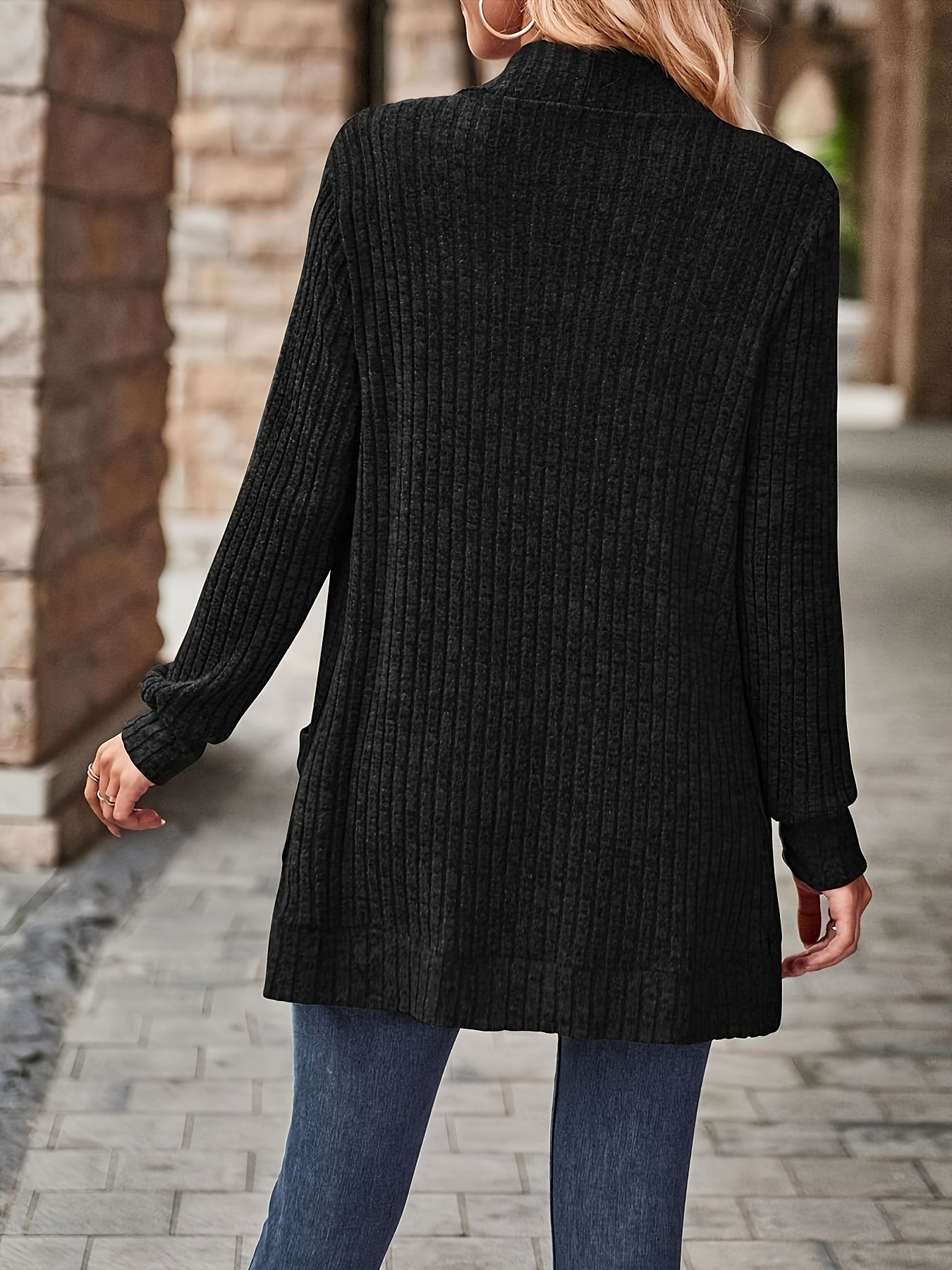 Women's Loose Casual Long Sleeve Blouse Solid Color Pocket Thread Splicing Relaxed Fit Top 10 Colors S-XXL Everyday Wear