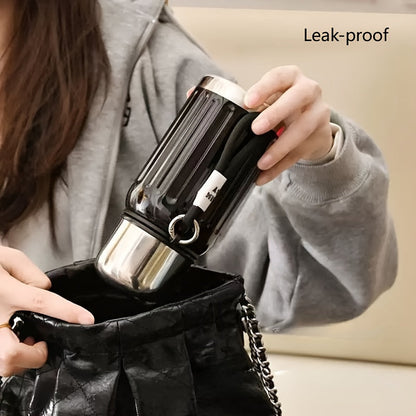 316 Stainless Steel Vacuum Insulated Thermos Cup Dopamine Color All Metal Water Bottle Keeps Drinks Hot and Cold for Work School Camping Sports Travel Portable Fashionable Tumbler Red Black Blue White