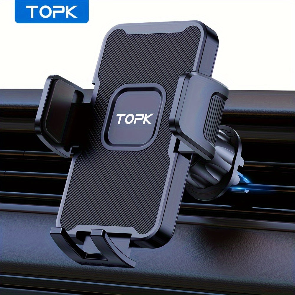 Car Phone Holder Dashboard & Air Vent Mount | 360° Adjustable, Strong Adhesion, High Stability – Universal Fit for All Smartphones, iPhone, Samsung, Android – Style A, B & Vent Mount