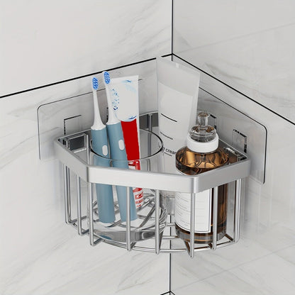 Stainless Steel Kitchen Sink Organizer – Hanging Faucet Drain Rack, Space-Saving Sponge Holder for Sponge, Brush, Towel & Scrubbers, Rust-Resistant, Kitchen & Bathroom Counter Organizer