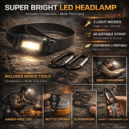 19-in-1 Survival Kit for Men Camping Gear Emergency Survival Equipment Tactical Outdoor Adventure Set Gifts for Dad Husband Hiking Hunting Fishing with Carry Box
