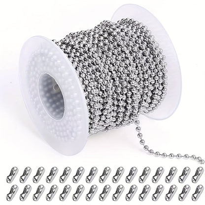304 Stainless Steel Chain Jewelry Making Kit 10 or 15 Rolls 74-75 Feet with Lobster Clasp Toggle Clasp Set for DIY Bracelets Necklaces Anklets Handmade Jewelry Supplies Gold Rose Gold