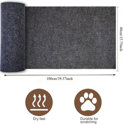 Self-Adhesive Cat Scratching Pad for Wall & Sofa – Durable Furniture Protector Scratch Board, Easy Peel & Stick, Long-Lasting Protection for Small & Large Indoor Cats, Great Holiday Gift