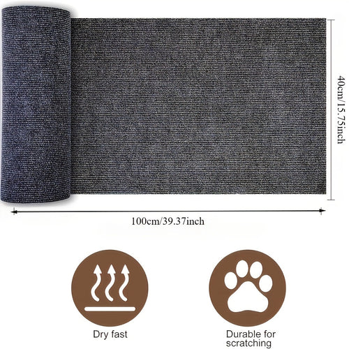 Self-Adhesive Cat Scratching Pad for Wall & Sofa – Durable Furniture Protector Scratch Board, Easy Peel & Stick, Long-Lasting Protection for Small & Large Indoor Cats, Great Holiday Gift