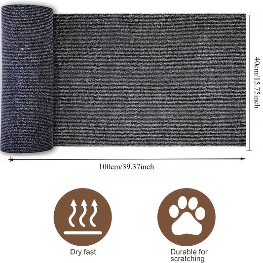 Self-Adhesive Cat Scratching Pad for Wall & Sofa – Durable Furniture Protector Scratch Board, Easy Peel & Stick, Long-Lasting Protection for Small & Large Indoor Cats, Great Holiday Gift