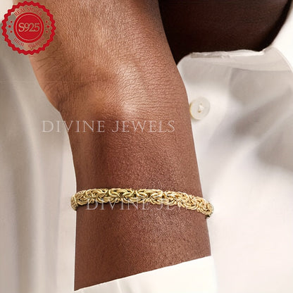 925 Sterling Silver Tennis Bracelet for Women – Elegant Continuous Link Design in Gold & Silver, Includes Gift Box, Perfect for Mother's Day, Valentine's Day & Anniversary Gifts