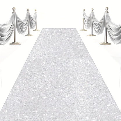 Sequin Aisle Runner 2x15FT Glitter Wedding Carpet Runner 12 Colors for Wedding Ceremony Bridal Shower Party Decoration Outdoor Indoor
