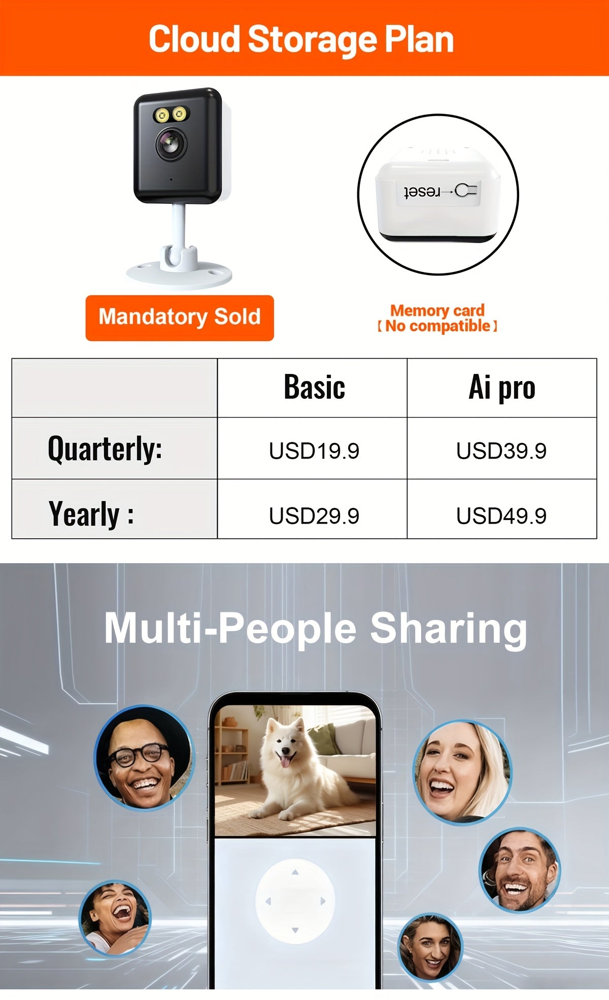 2 Pack WiFi Indoor Security Camera 3MP HD AI Humanoid Detection Full Color Night Vision Two-Way Audio Smart Motion Detection Alexa Compatible App Control Home Surveillance Camera