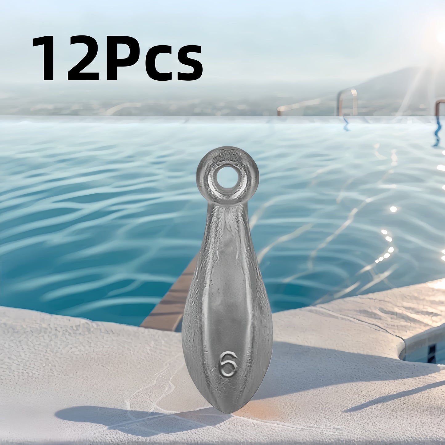 Fishing Sinkers Tackle Weights Lead Bank Sinker 1oz 2oz 3oz 4oz 5oz 6oz 8oz 10oz 12oz 16oz – Snagless Teardrop Design for Bass Catfish Saltwater Freshwater Bottom Fishing Rig, Bulk Multi-Pack
