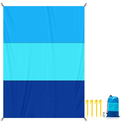 Extra Large Anti Sand Beach Blanket for 4-7 People 82x78 Inch Waterproof Lightweight Sandproof Picnic Mat for Beach Camping Hiking Travel Outdoor