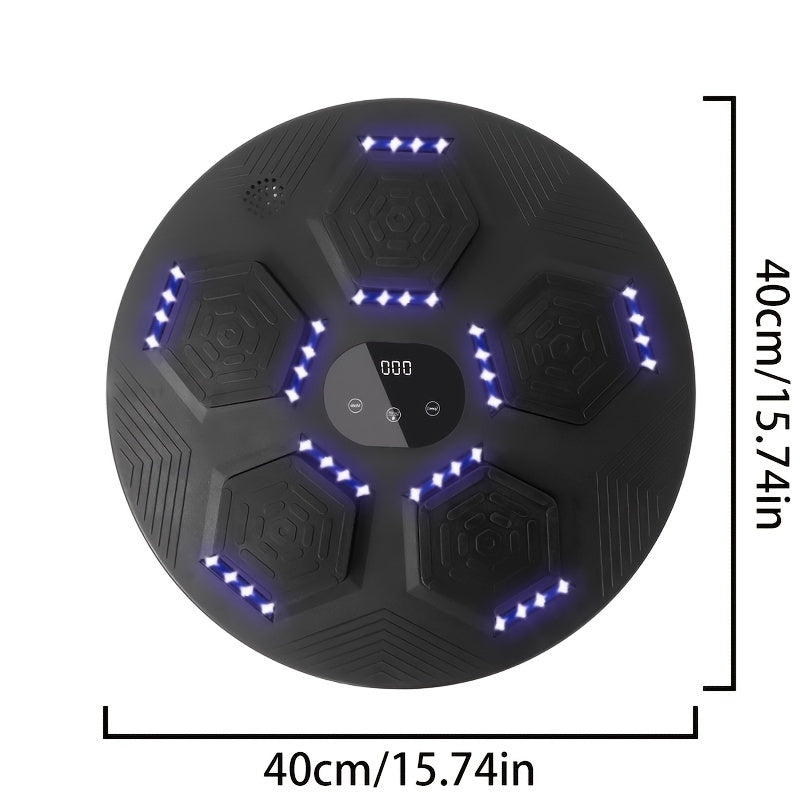 Wall Mounted Musical Boxing Machine with LED & Music, Home Gym Punch Training Target Equipment for Boxing Exercise & Stress Relief, Ordinary, Upgrade & Premium Models - Fun Indoor Sports Fitness