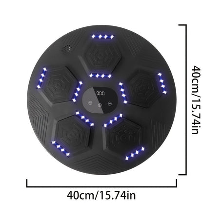 Wall Mounted Musical Boxing Machine with LED & Music, Home Gym Punch Training Target Equipment for Boxing Exercise & Stress Relief, Ordinary, Upgrade & Premium Models - Fun Indoor Sports Fitness