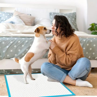 Extra Large Disposable Dog Training Pads 23.6x23.6 inch Leak-Proof Odor Control Absorbent Puppy Pee Pads Housebreaking Supplies Potty Training 50 100 200 Pack