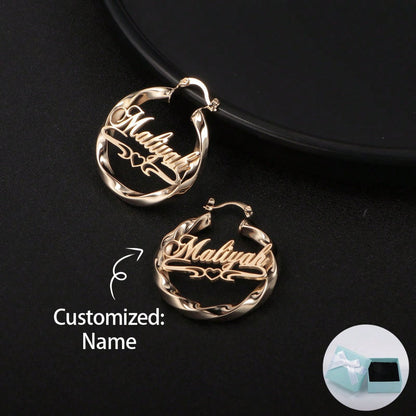 Twisted Heart Drop Earrings for Women – Gold & Silver Stainless Steel Dangle Studs, Romantic Elegant Jewelry for Daily Wear, Mother's Day, Valentine's Day, Birthday, Anniversary & Christmas Gift