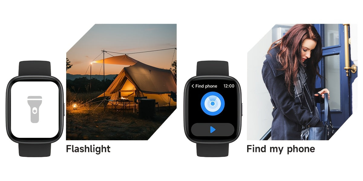 Smart Watch for Men & Women with Wireless Calling & Built-in Alexa – 1.83" HD Touch Screen, 100+ Sports Modes, Heart Rate Monitor, Waterproof Fitness Tracker, Compatible with iPhone & Android