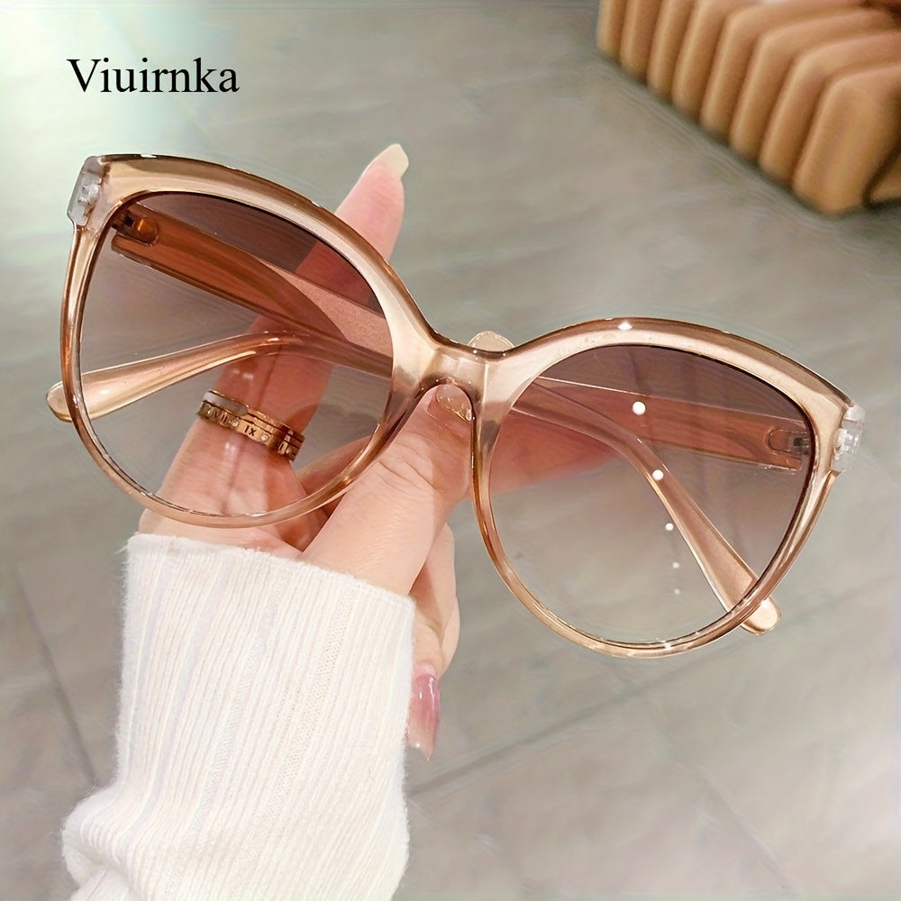 Oversized Cat Eye Sunglasses for Women – Y2K Trendy Fashion Shades, UV Protection, 7 Colors Including Leopard & Floral, Lightweight Summer Eyewear for Beach, Vacation, Travel & Street Style