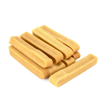 Himalayan Yak Cheese Dog Chews – Long-Lasting Hard Chew Treat for Dogs, High Protein Limited Ingredients, No Artificial Colors, Available in S/M/L/XL, Single or 4-Pack