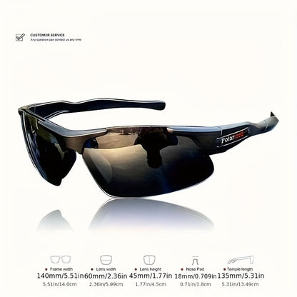 Polarized Driving Sunglasses 3 Pack Half Frame Anti-Glare UV400 Protection for Men and Women Outdoor Sports