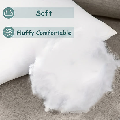 Square Pillow Inserts – Hypoallergenic New Fiber Fill, White Cushion Inserts for Sofa, Bed & Patio, 14–20 Inch, 1/2/4 Pack, Ideal for Bedroom, Living Room, Office & Outdoor Decor