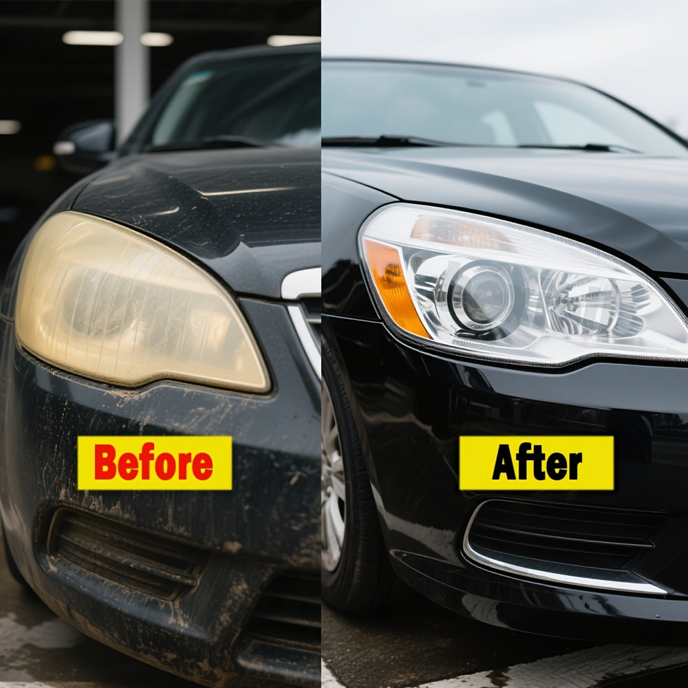 Car Headlight Restoration Fluid 100ml – Crystal Plating Coating Agent for Oxidation, Yellowing, Scratches & Blurring – Headlight Refurbishment & Enhancement Solution – Velora