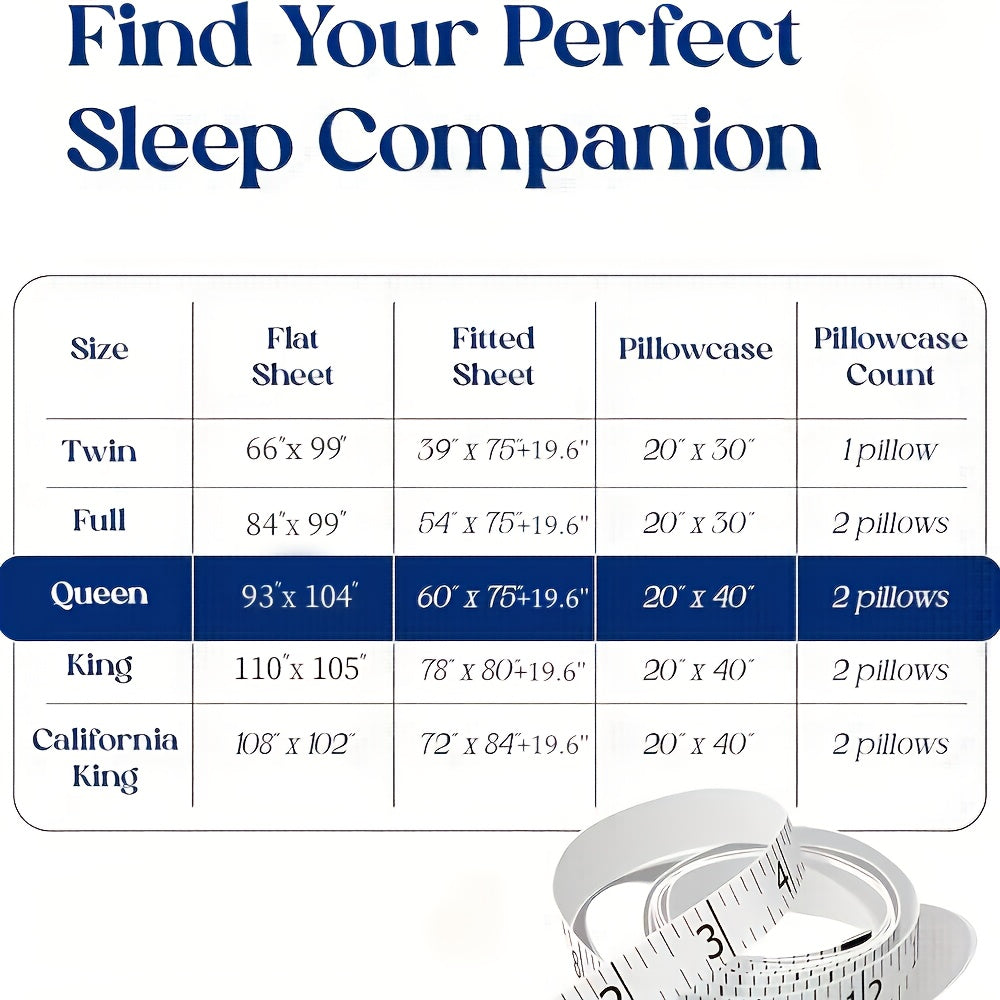 Cooling Bed Sheets Set Queen Size 6 Piece, Ultra Soft Breathable Sheets for Hot Sleepers, 17-Inch Deep Pocket Double Stitching Wrinkle-Free, Microfiber Bedding Set for Home Bedroom Christmas Gift