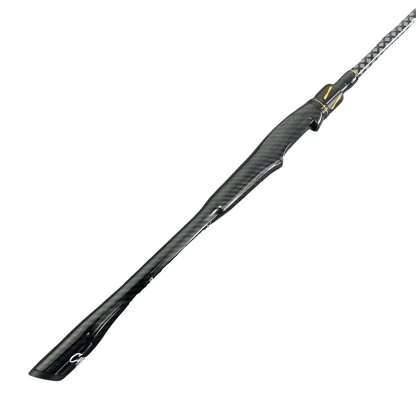 Carbon Fiber Fishing Rod Casting & Spinning – Sensitive Tip, Comfortable Grip, Large Guide Rings for Bass & Trout, Freshwater & Saltwater – 165cm / 180cm / 210cm, Modern Black Stripe Design, Perfect Fishing Gift