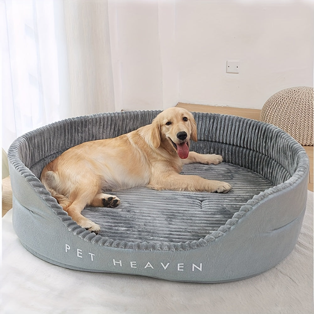 Large Dog Bed Thickened Washable - Bite Resistant Machine Washable Pet Bed for Large Dogs, All-Season Universal Design, Available in M to XXL Sizes, Durable Orthopedic Dog Mat