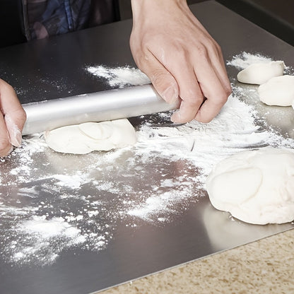 304 Stainless Steel Cutting Board – Rust-Proof Butcher Block Kitchen Prep Board, Easy to Clean, Available in 3 Sizes (15.75”×11.81”, 19.69”×15.75”, 23.62”×15.75”)