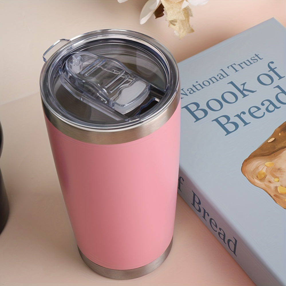20oz Stainless Steel Insulated Tumbler 2-Pack – Double Wall Vacuum Travel Mug with Lid, BPA Free, Wholesale Blanks for Vinyl DIY, Wedding Favors, Bridesmaid Gifts, Graduation & Corporate Giveaways – Black, Pink, Blue, White