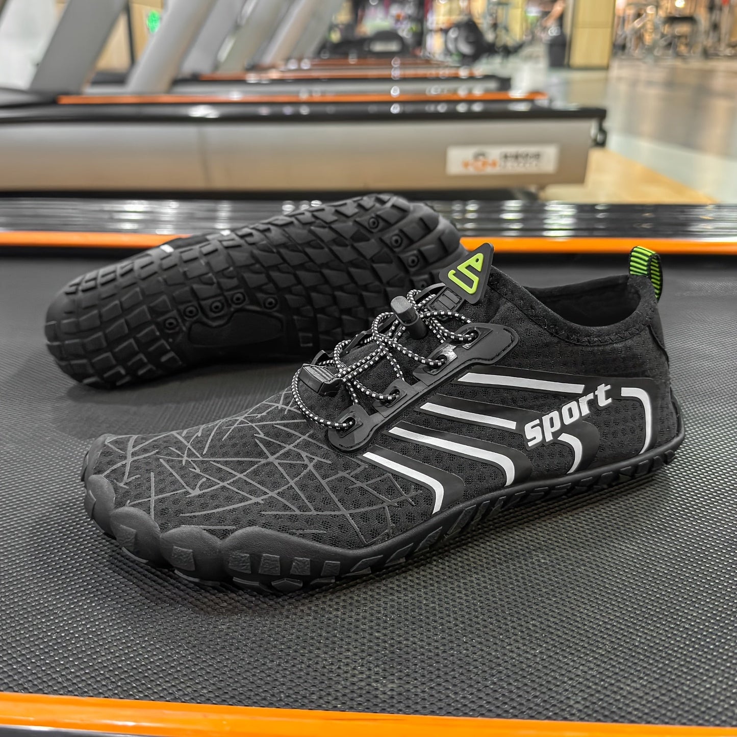 Water Shoes for Men & Women – Quick-Dry Aqua Shoes for Beach, Swimming, Wading, Hiking, Yoga & Indoor Fitness – Non-Slip Lightweight Barefoot Water Shoes, US Sizes 5-13.5, White, Black, Black & White